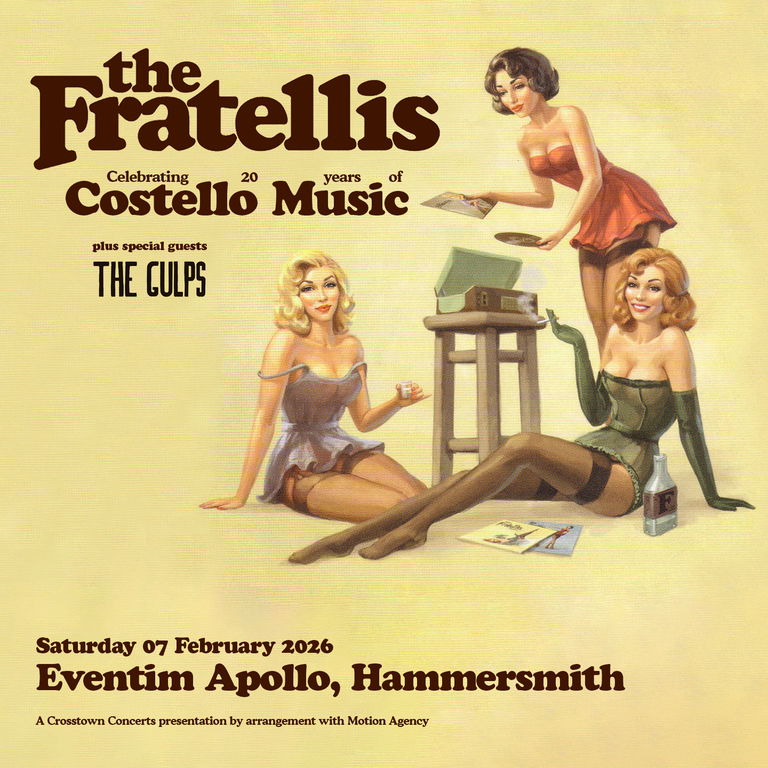 The Fratellis 2026 Costello Music LDN sup3 SQ